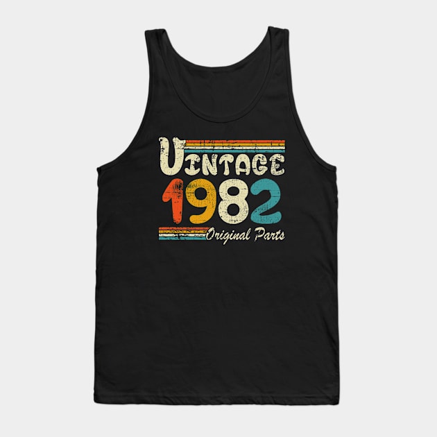 Vintage 1982 Gift/ 40th birthday gift/ 1982 original parts Tank Top by UranusArts